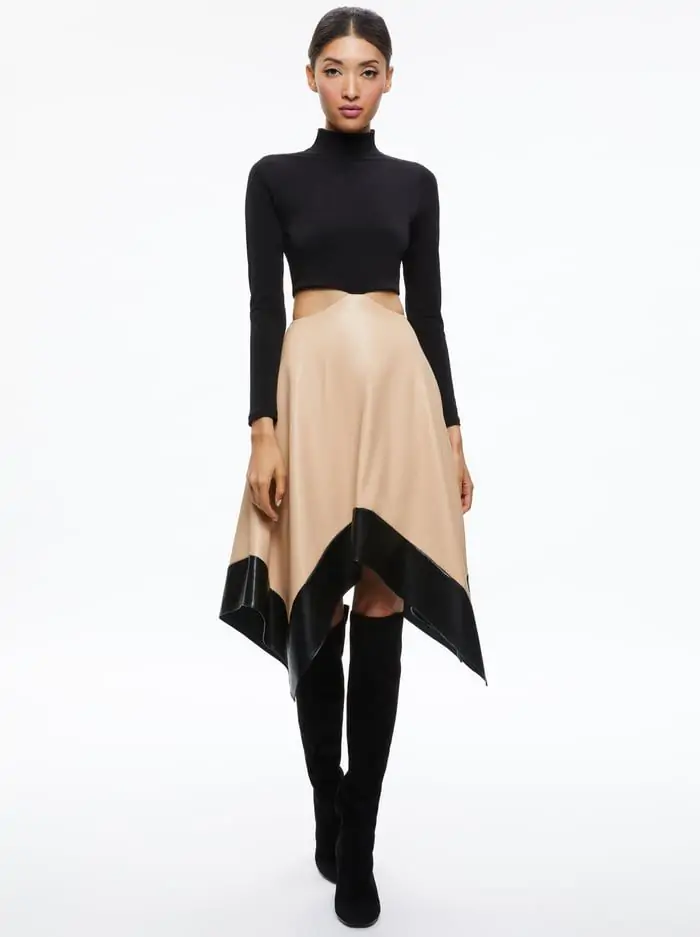 TEMIKA CUT OUT MIDI DRESS